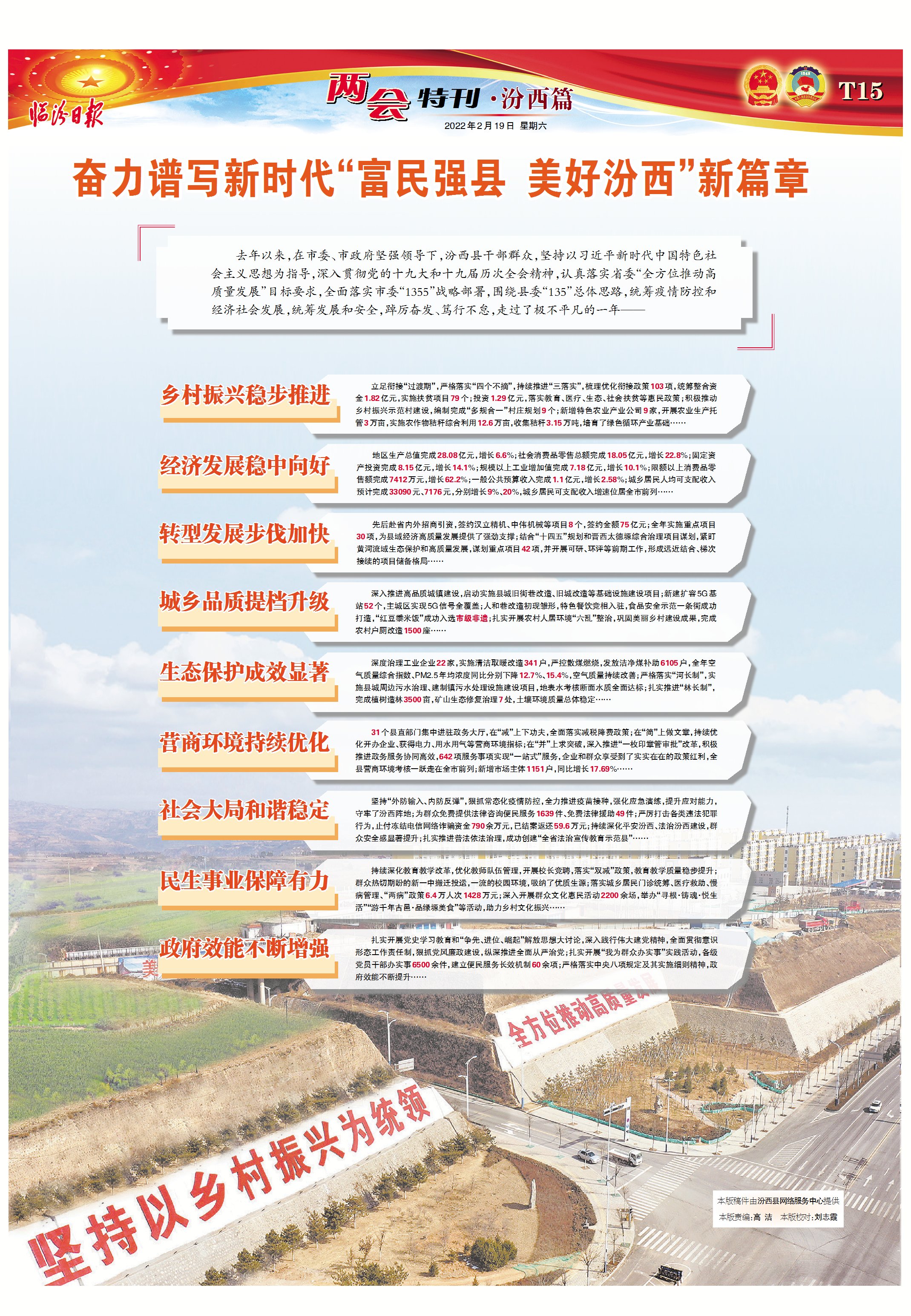奮力譜寫新時(shí)代“富民強(qiáng)縣 美好汾西”新篇章