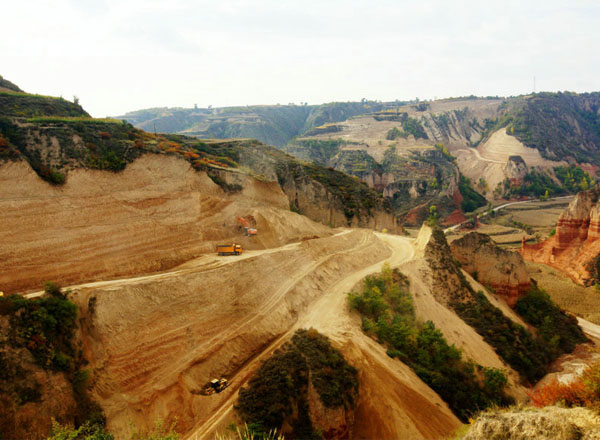 隰縣回古線公路改造工程如火如荼（9張） 