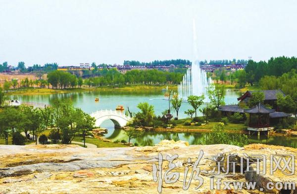 臨汾澇洰河公園:風(fēng)景優(yōu)美 市民休閑娛樂好去處