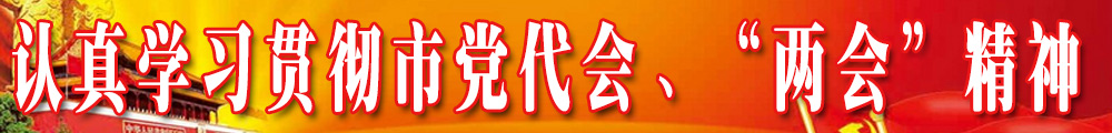 認(rèn)真學(xué)習(xí)貫徹市黨代會(huì)、“兩會(huì)”精神