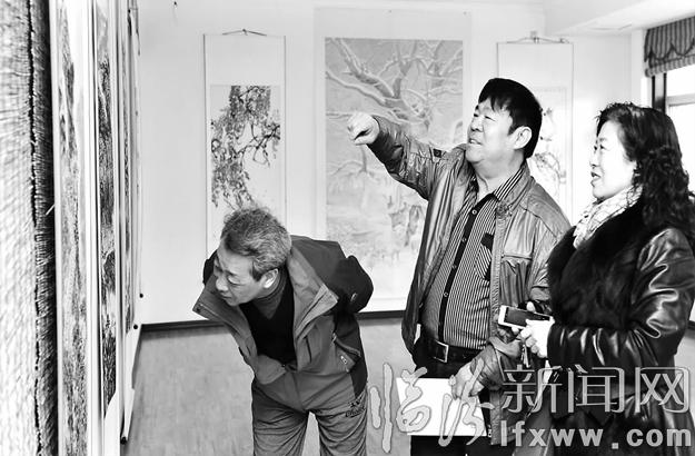 臨汾:百幅書(shū)畫(huà)作品展 市民的營(yíng)養(yǎng)餐